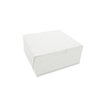 Southern Champion Tray Standard White Bakery Boxes 7X7X3, 250 Count