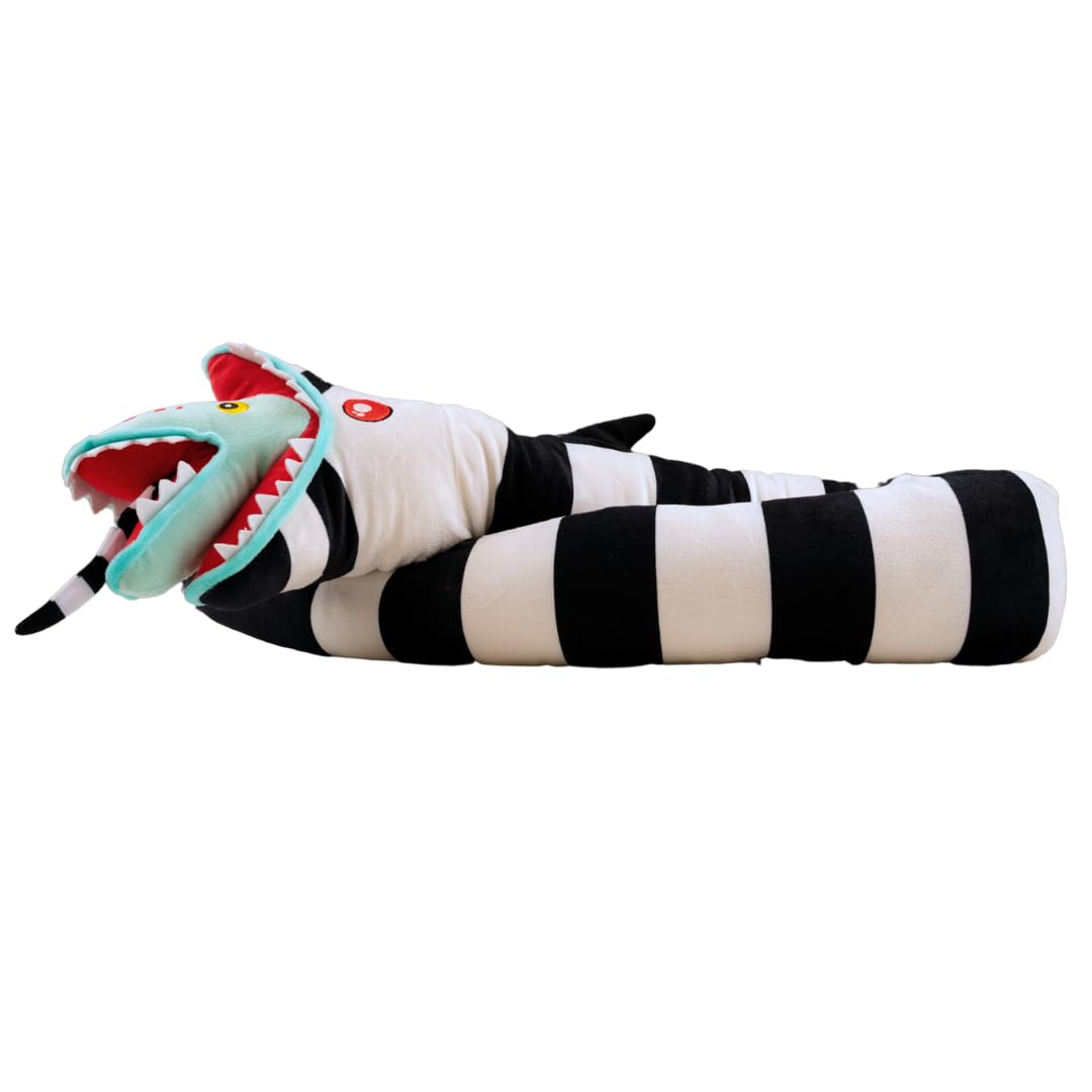 Franco Bedding Super Soft Plush Decorative Throw Cuddle Pillow, Standard, Beetlejuice-Sandworm