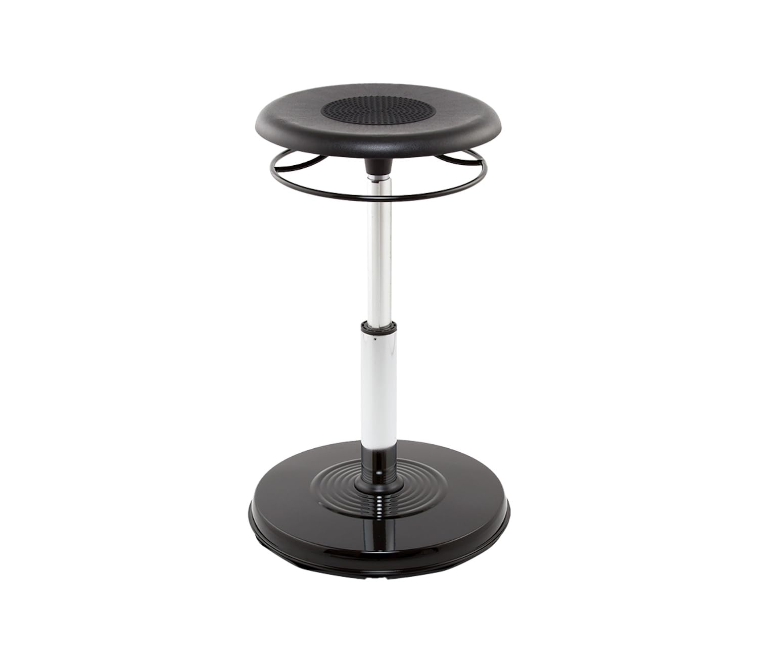 Kore Design Teen/College Hi-Rise Adjustable Wobble Chair 21-31.5 inches, Black