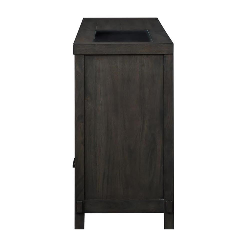 Steve Silver Napa Dusky Cedar Brown Wood Server