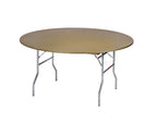 Kwik-Covers 60' Round Fitted Plastic Table Covers, Bundle Of 5 (Metallic Gold)