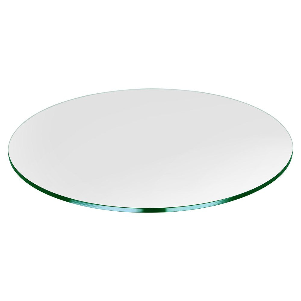 Dulles Glass 20' Round Glass Table Top - Tempered - 1/4' Thick - Flat Polished