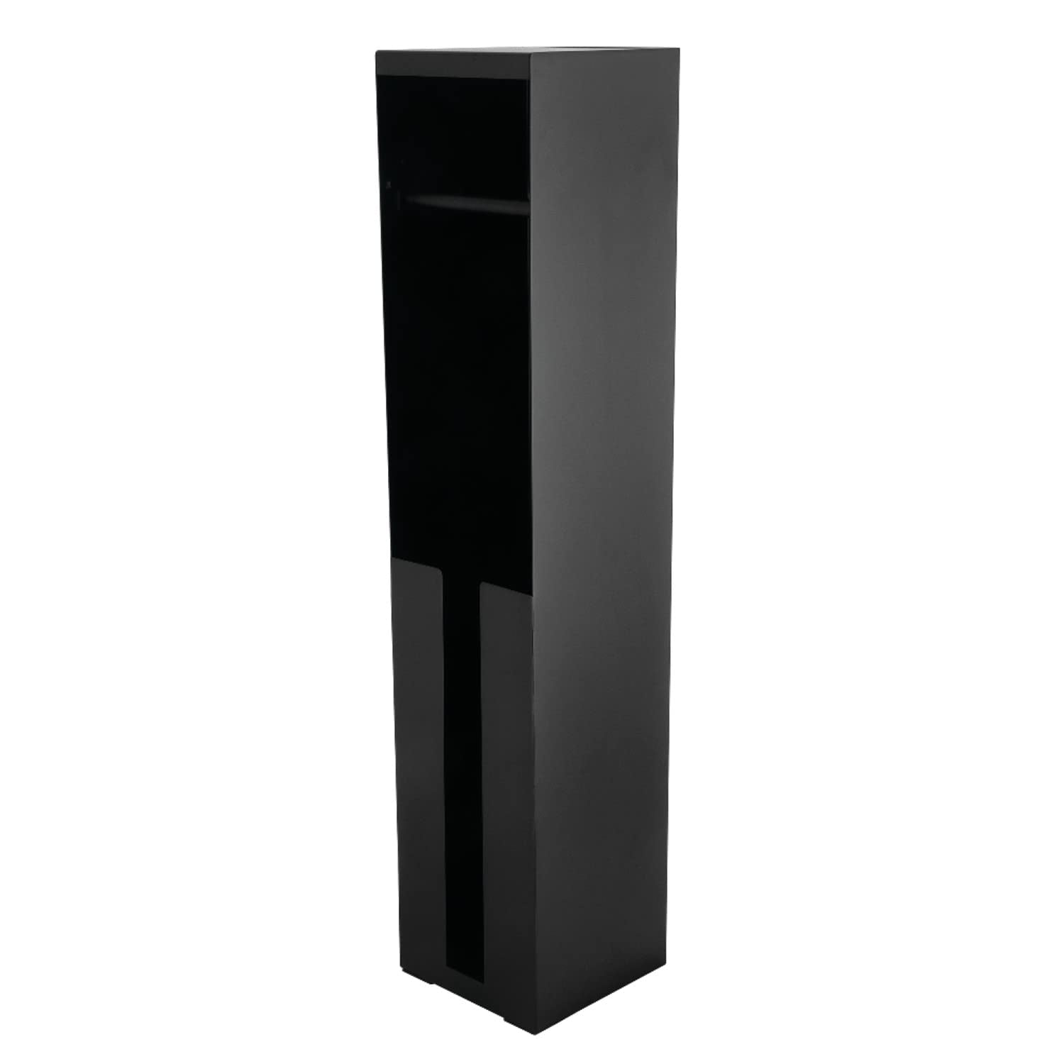 Kingston Brass CC5000 Markus Freestanding Toilet Paper Holder with Roll Storage, Matte Black