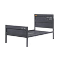Acme Cargo Full Panel Kids Bed in Gunmetal