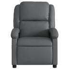 vidaXL Reclining Chair, Chair with Armrest Backrest, TV Relax Rest Chair, Seat for Living Room Home, Synthetic Leather Cream, sin opciones de masaje, 371776