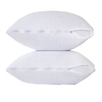 Kingnex 2 Pack Feather Proof Pillow Protectors 20X20 Waterproof Pillow Covers For Square Throw Pillow 20X20