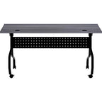 Lorell, LLR59487, Charcoal Flip Top Training Table, 1 Each