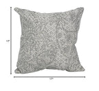 Blazing Needles Square Jacquard Throw Pillows, 17", Paislfrt Mica 4 Count
