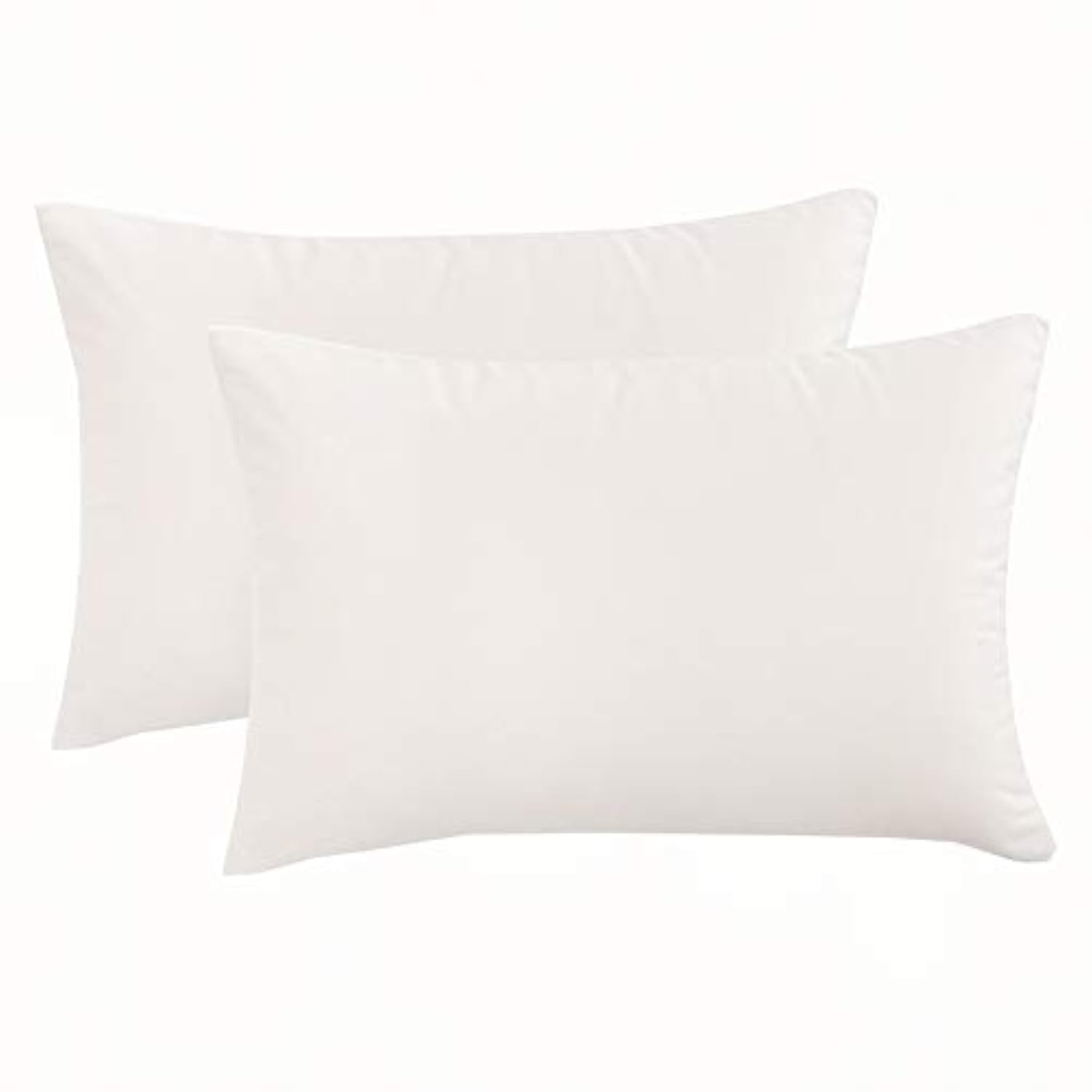 Rainroad Velvet Decorative Throw Pillow Covers Cushion Cover Pillow Case For Sofa Couch Bed Chair Soft Square Cream Throw Pillow