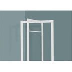 Monarch Metal Coat Rack, 72-Inch, White