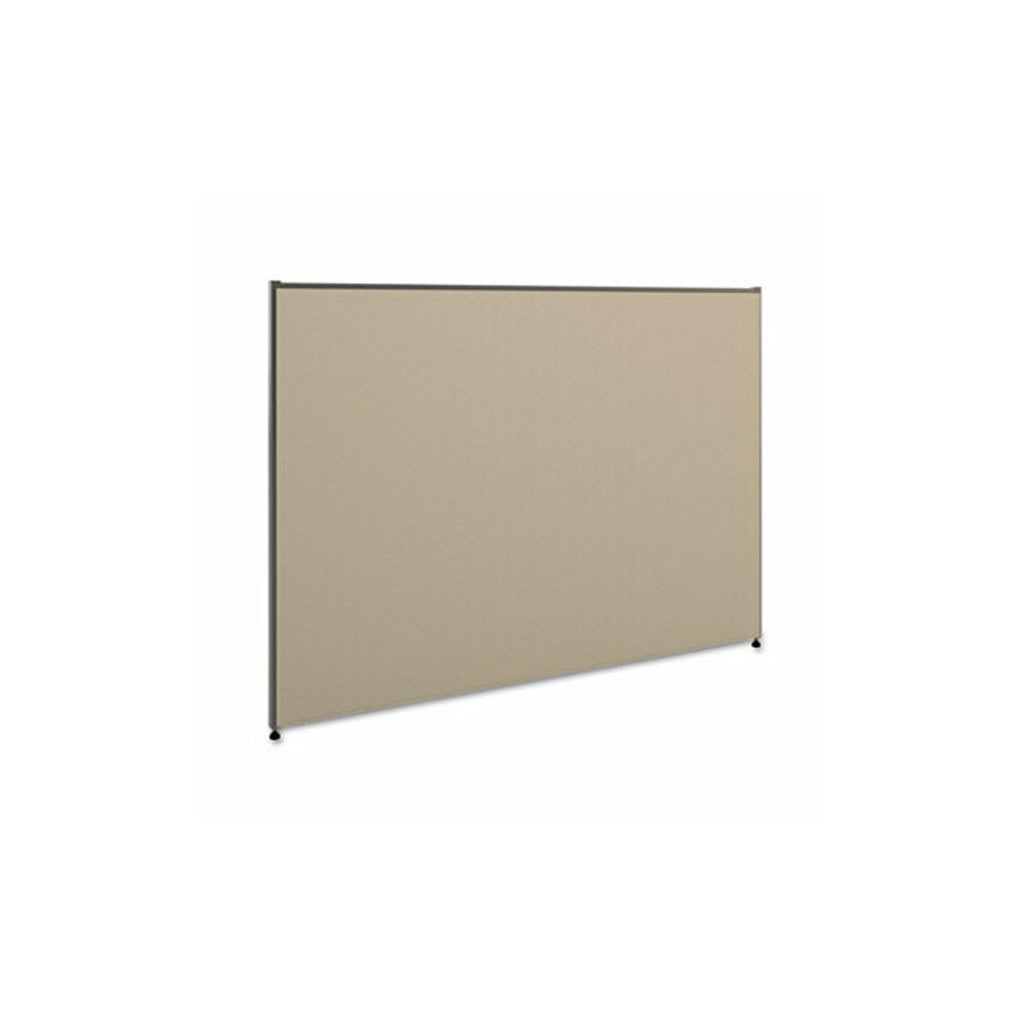 HON Verse Panel , 42"H x 60"W , Light Gray Finish , Gray Fabric
