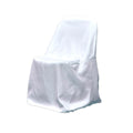 Sparkles Make It Special 200 Pc Polyester Folding Chair Covers - Wedding Reception Banquet Party Restaurant - White