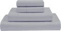 Split King Sheets Sets For Adjustable Bed Cotton-Split King Sheets Deep Pockets-5 Pcs -Split King Sheets For Adjustable Bed Twin Xl, Light Grey Solid 16 Inch Deep Sheets