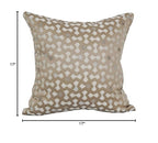 Blazing Needles Square Polyester Jacquard Throw Pillows, 17", Talamols Camel 2 Count