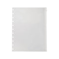 Staples 321297 Arc Poly File Pockets Letter Size Clear 2/Pack (21304)