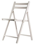 Winsome Robin Folding Set White Chair, Medium, 4-PC