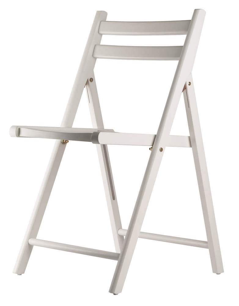 Winsome Robin Folding Set White Chair, Medium, 4-PC