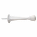 Door Stop Wall Protector With Rubber Tip - White Solid Steel Cast Door Stoppers 10-Pack - Design House, 188250