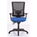 Lorell Llr62006 High/Mid-Back Padded Fabric Chair Seat Navy Blue