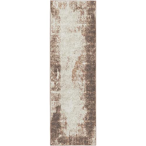 Winslow Wl1 Brown Transitional Rug Runner 2' 6" X 12'