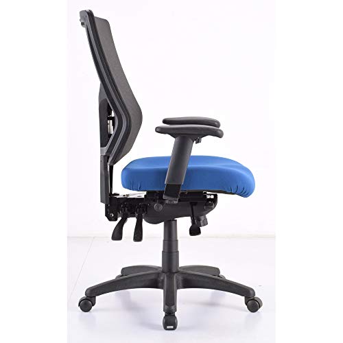 Lorell Llr62006 High/Mid-Back Padded Fabric Chair Seat Navy Blue