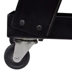 Welding Cart Black with 3 Shelves Workshop Organizer