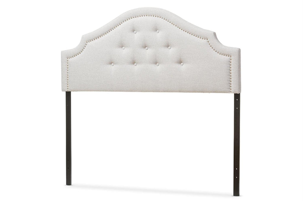 Baxton Studio Cora Modern Upholstered Headboard Beige/Full
