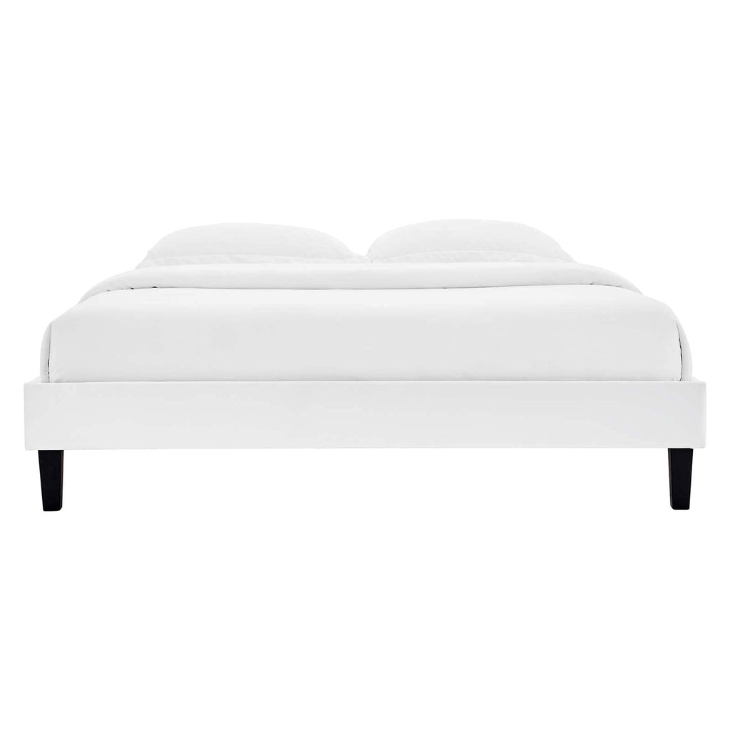 Modway Reign Platform, Full, White