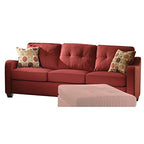 Acme Cleavon II Linen Tufted Sofa AC-53560 Red