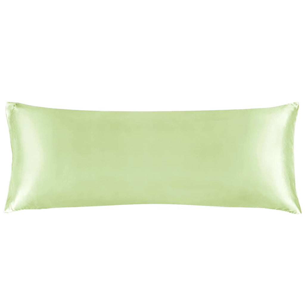 Bedelite Satin Silk Body Pillow Pillowcase For Hair And Skin, Premium And Silky Gleam Long Body Pillow Case Cover 20X54 With Env