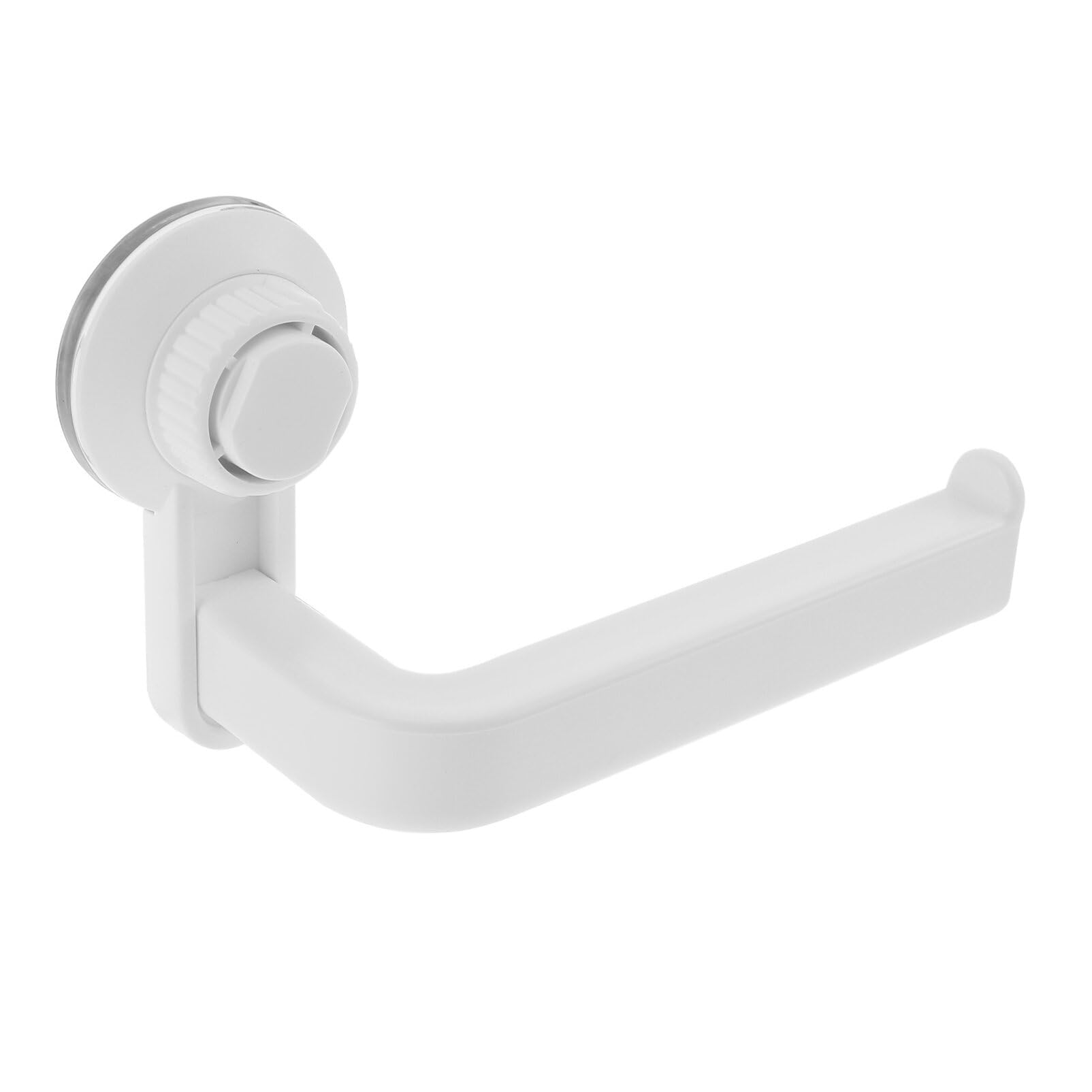 Operitacx Metal Hangers Black Vacuum Suction Cup Toilet Paper Holder Drill Bathroom Tissue Paper Roll Holder Toilet Paper Hanger