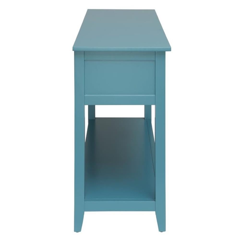 Acme Flavius Console Table in Teal