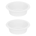 ASAWASA 2 Pcs Silicone Liners for Wax Warmer,No Mess, No Scrape, Long Lasting and Reusable, 2.48 in in Bottom Diameter (medium s