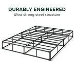 Zinus 9 Inch Wonderbox(Tm) Smart Box Spring, Quick Assembly Mattress Foundation, Durable Metal Frame, King, Grey