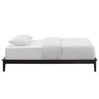 Modway Lodge Wood Platform Twin Bed Frame In Cappuccino