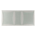 Acme Maverick Rectangular Wooden Dining Table with Leaf in Platinum White