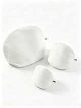 White mesh laundry wash bags for silk and delicate garments, three sizes