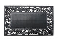 J&M Leaf Border Rubber Doormat 18X30