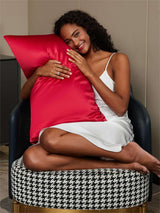 [Wine] SilkSilky  Pillowcase 002