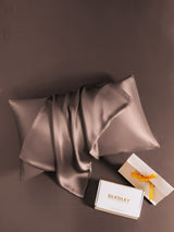 [Brown] SilkSilky  Pillowcase 004