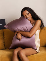 [Deep Purple] SilkSilky  Pillowcase 002