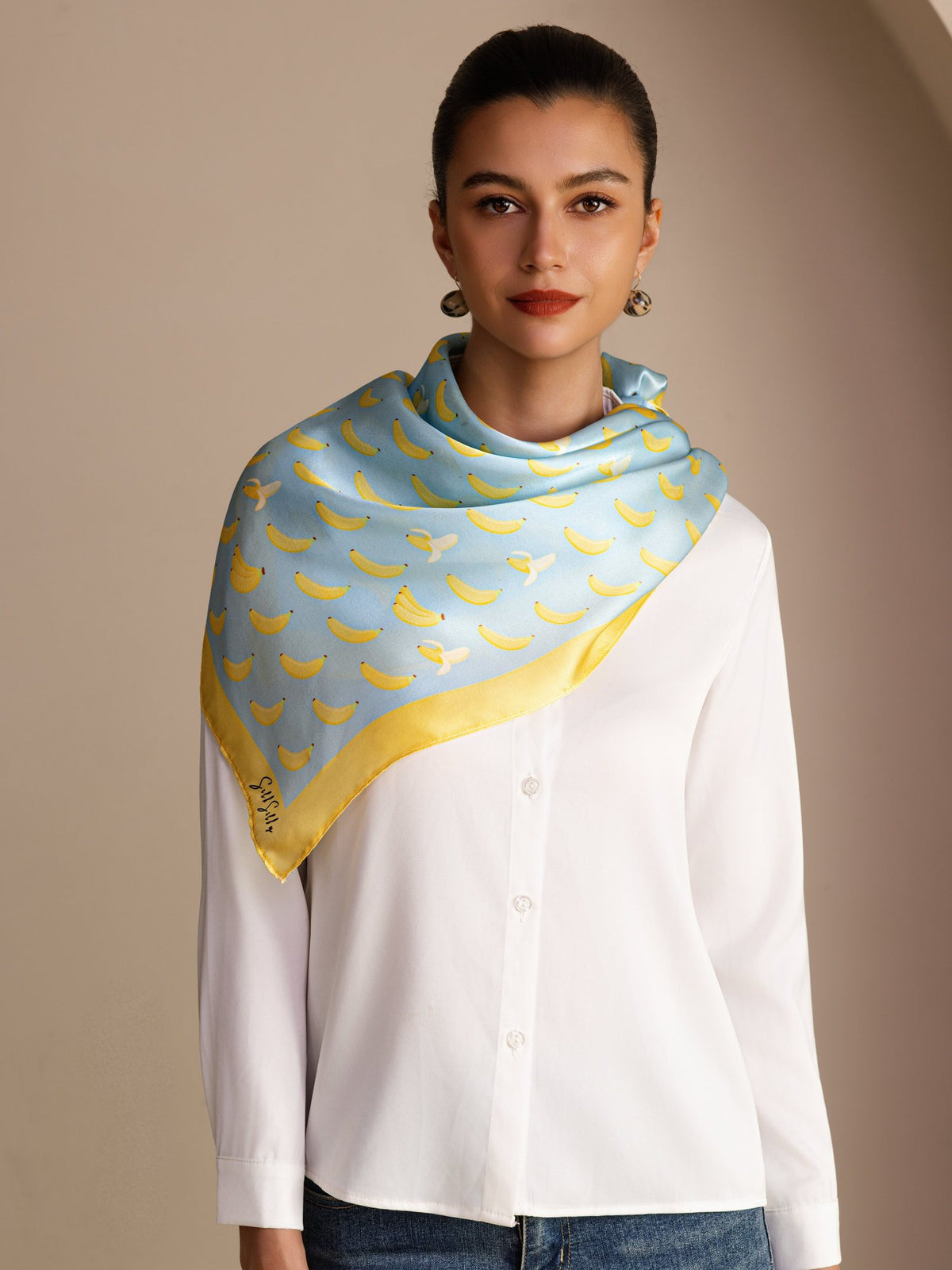 [Blue Banana] SilkSilky  Scarf 002