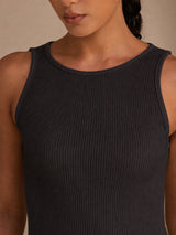[Gray] SilkSilky  Sleeveless Round Neck Camisole Top 004