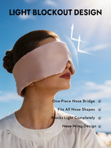 [PaleMauve+LightPink] SilkSilky  Eye Mask 004
