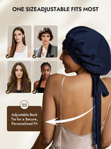 [Dark Blue] SilkSilky  Sleep Cap 005