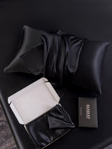 [Black] SilkSilky  19Momme Pure Silk Pillowcase 005