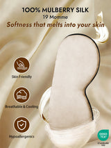 [Beige] SilkSilky  Eye Mask 003