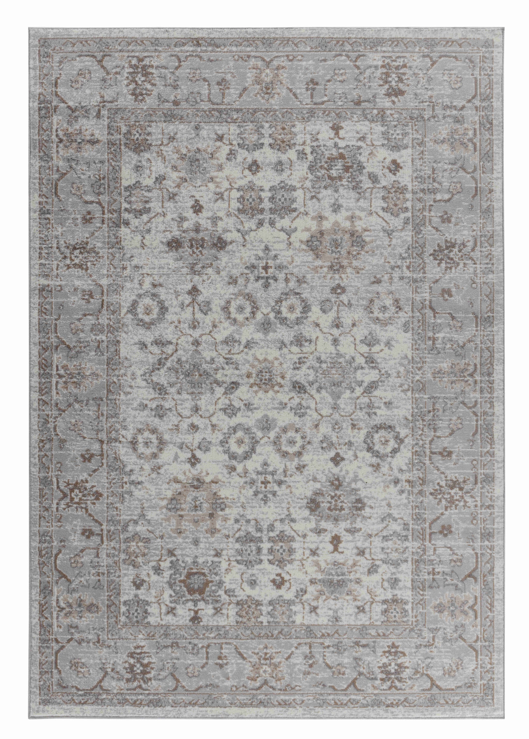 HomeRoots 506644 7 x 10 ft. Gray Oriental Rectangle Area Rug