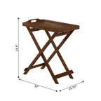 Convenience Concepts Designs2Go Folding Tray Table, Espresso