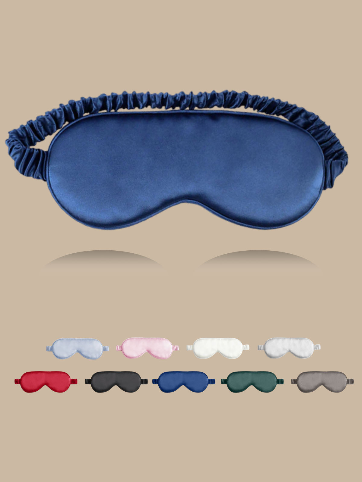 [Dark Blue] SilkSilky  Eye Mask 001